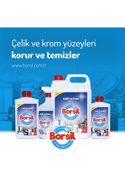 Çelik ve Krom Bakımı 800 ml