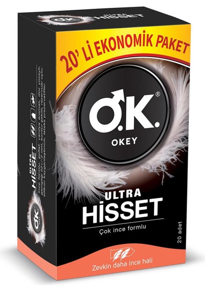 Prezervatif Ultra Hisset Ekonomik 20'li