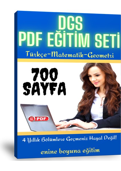 DGS Hazırlık Eğitim Seti (700 Sayfalık Pdf Kitabı)