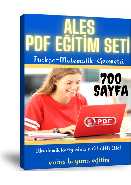 ALES Hazırlık Eğitim Seti (700 Sayfalık Pdf Kitabı)