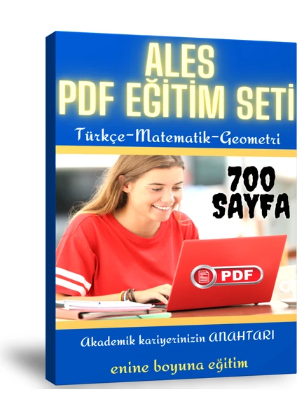 Enine Boyuna Eğitim ALES Hazırlık Eğitim Seti (700 Sayfalık Pdf Kitabı)