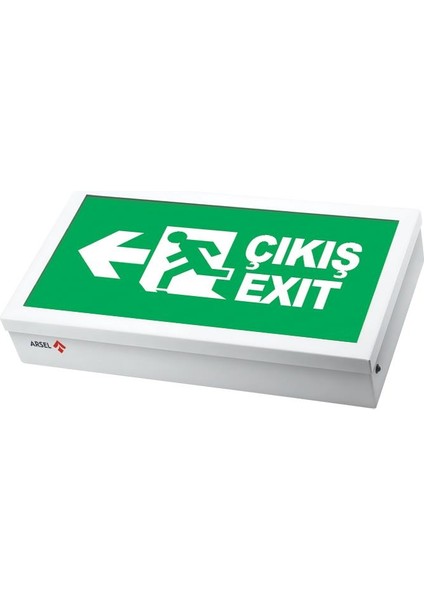 Ekolite AE-6213-L Acil Çıkış Yönlendirme Armatürü Sürekli ve Kesintide 180 Dak. Yanan 20XF LED