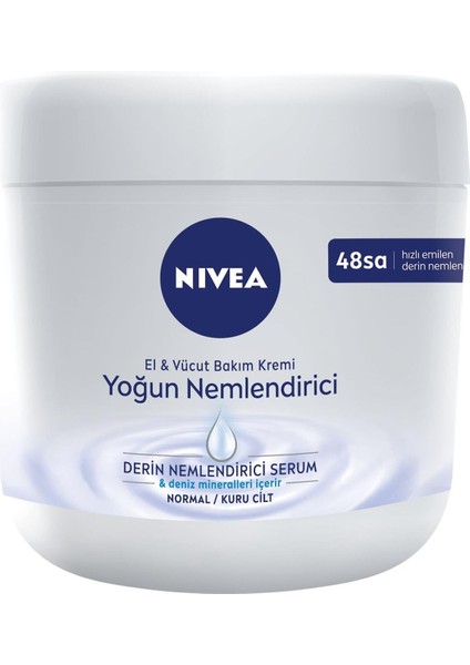 Nivea Yoğun Nemlendirici El & Vücut Bakım Kremi 400 ml
