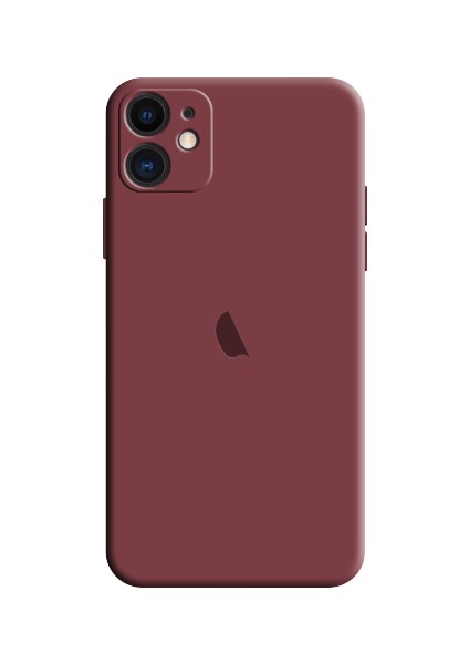 Apple IPhone 12 Kamera Korumalı Silikon Içi Kadife Lansman Kılıf