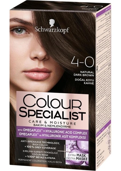 Saç Boyası 4.0 Doğal Koyu Kahve