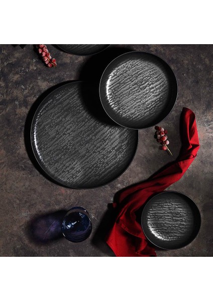 Mood 24 Parça Nano 611956 Dekor Yemek Takımı