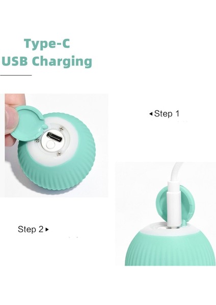 Kediler Için Elektrikli Top Oyuncak - Yeşil (Yurt Dışından) fiyatları