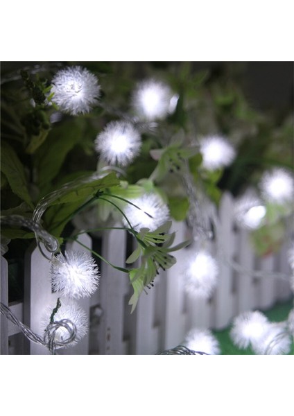 USB Şarj Edilebilir LED Dize Işıklar - Beyaz (Yurt Dışından)