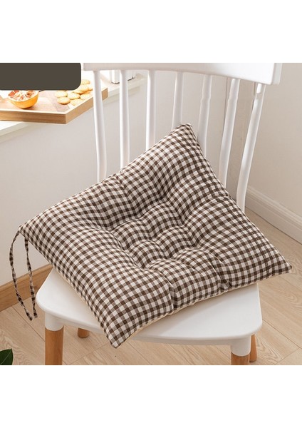 Keten Çizgili Kalınlaşma Minderi Four Seasons Home Hotel Yemek Sandalye Minderi