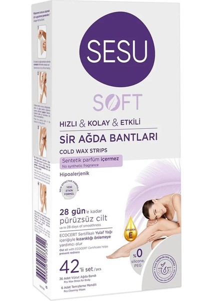 Soft Sir Ağda Bantları 42'Li