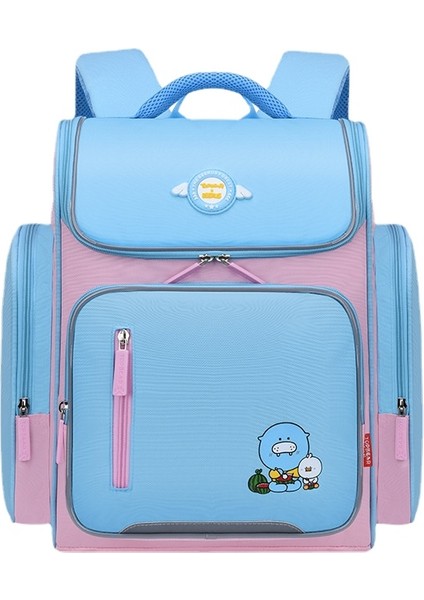 Lovehome Erkek Çocuk Küçük Boy Ultra Hafif Öğrenci Ilköğretim Okul Çantası - Mavi (Yurt Dışından)