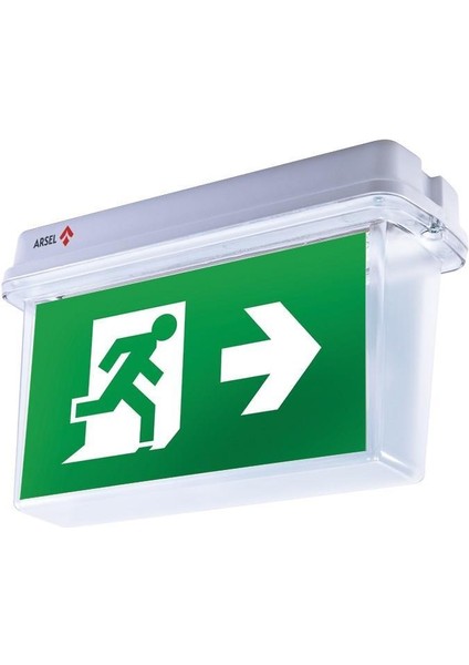 Betalite AEB-3223-L-500 Çift Yüzlü Acil Çıkış Yönlendirme Armatürü Sürekli ve Kesintide 180 Dak. Yanan 500 Lümen LED fiyatları