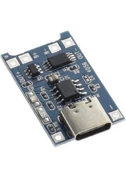 TP4056 Lipo Li-Ion Pil Şarj Modülü 1s 3.7V Type-C Pil Şarj Devresi