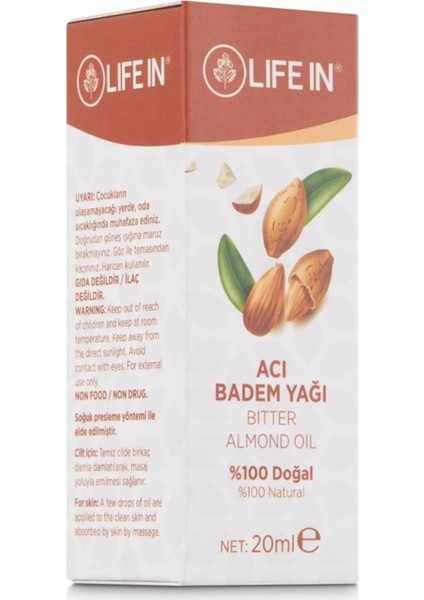Acı Badem Yağı 20 ml