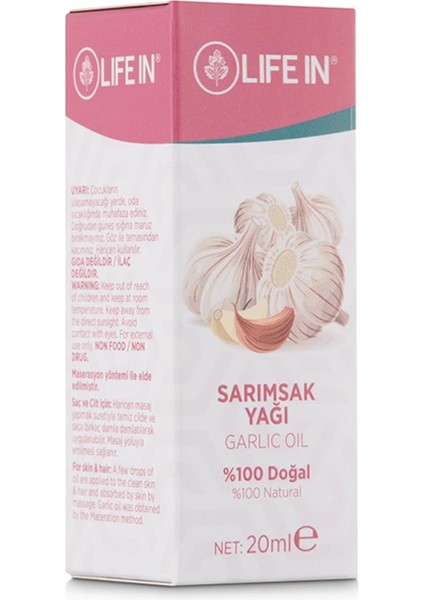 In Sarımsak Yağı 20 ml