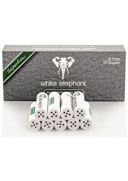White Elephant 20 Li 9 Mm.lületaşı Pipo Filtre Filitresi KB65-20