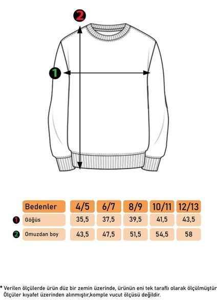 Toontoy Kız Çocuk Balıkçı Yaka Içi Pamuklu Sweatshirt fırsatları