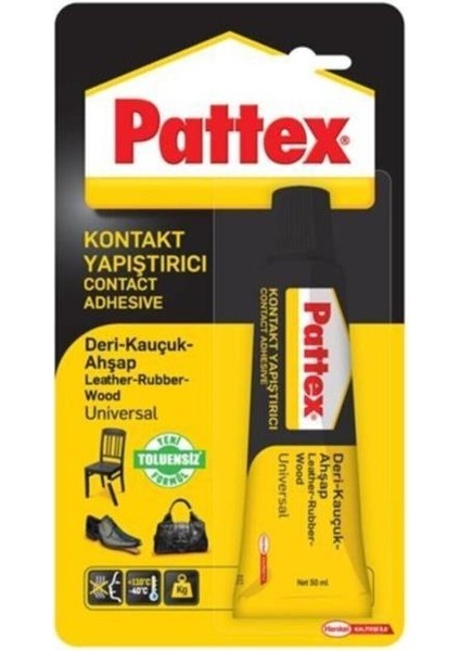 Contack Liquid Deri Kauçuk Ahşap Yapıştırıcı 50 ml