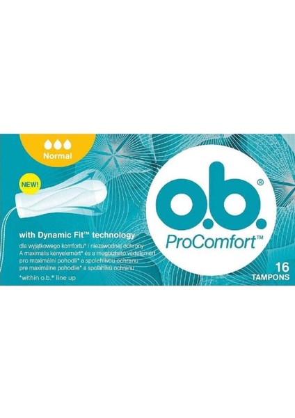 O.B Tampon Normal 16'Lı