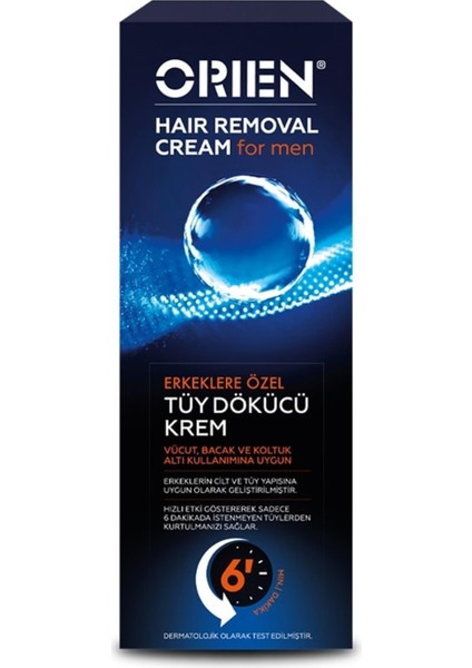 Erkek Tüy Dökücü Krem 100 Ml