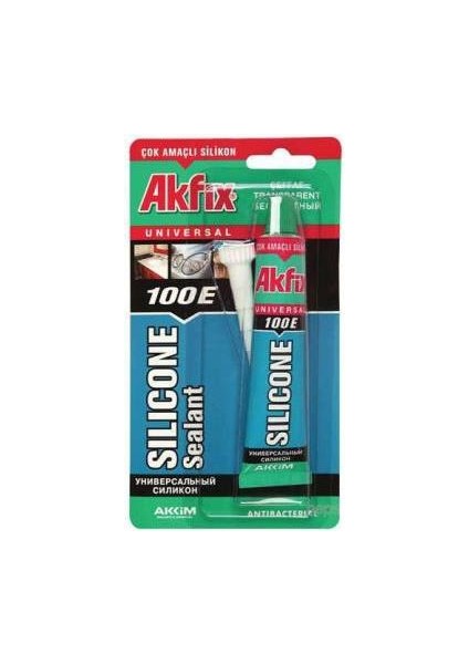 100E Genel Amaçlı Sızdırmaz Silikon Tüp Şeffaf 50 ml