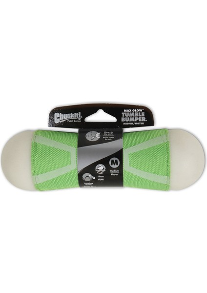 ! Tumble Bumper Max Glow Gece Parlayan Köpek Oyuncağı (Orta Boy)