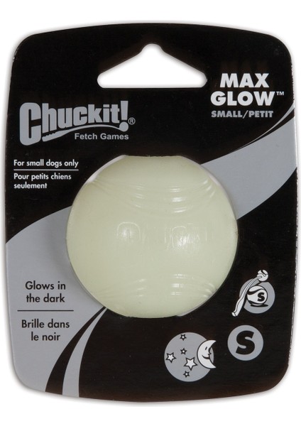 Chuckit! Max Glow Gece Parlayan Köpek Oyun Topu (Küçük Boy)