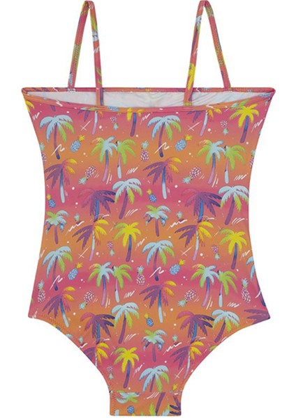 Çok Renkli Kız Çocuk Mayo SM22110228 Tropic Junior Swimsuit