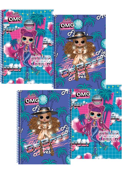 Lol 4 Parça A5 Defter Seti