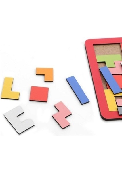 Ahşap Eğitici Oyuncak Tetris Blokları