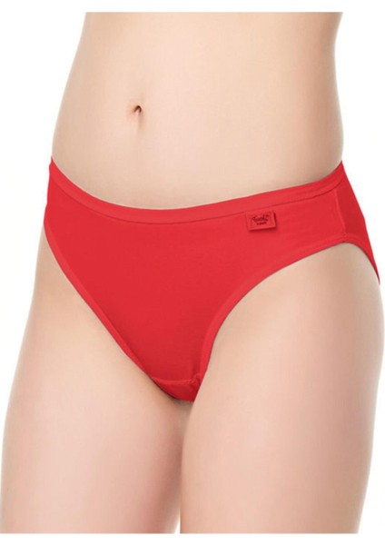 6'lı Elastan Düz Bikini