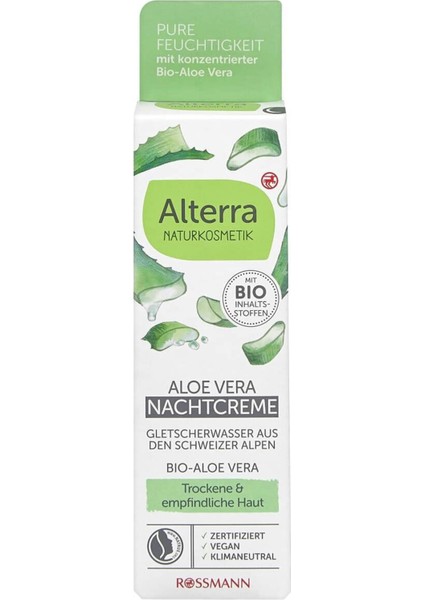 Gece Kremi Su Bazlı Üzüm & Beyaz Çay Içerikli 50 ml