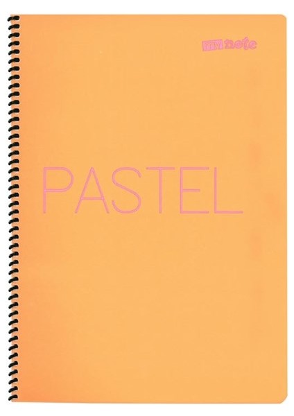 Flex Pastel Defter Spiralli Pp Kapak 80YP Kareli A4 1 Adet