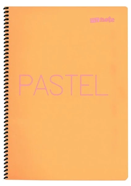 Flex Pastel Defter Spiralli Pp Kapak 80YP Kareli A4 1 Adet