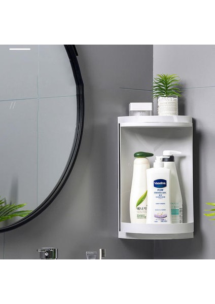 Banyo Köşe Depolama Rafları 360 Derece Dönen (Yurt Dışından)