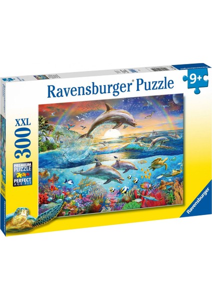 Çocuk Puzzle 300 Parça Yunuslar 128952