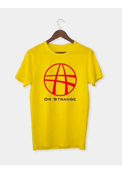 Karya Butik Dr Strange Baskılı Sarı Yetişkin T-Shirt