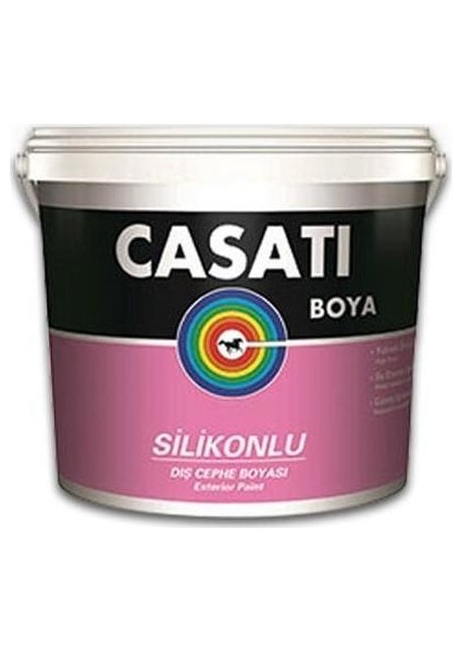 Casati Silikonlu Dış Cephe Boyası 15 Litre Beyaz