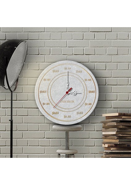 Kişiye Özel Farklı Tasarım Ahşap Duvar Saati (30 Cm.) - 11