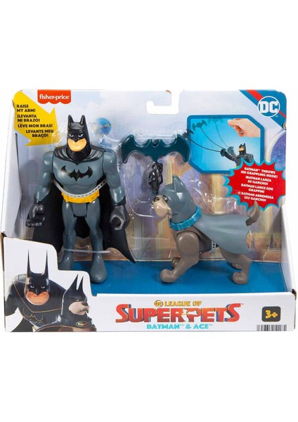 Imaginext Dc League Of Super Pets Kahramanlar ve Hayvanlar HGL01 - Batmanace