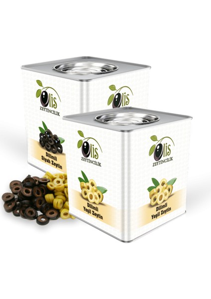 Dilimli Siyah Zeytin 8 Kg.