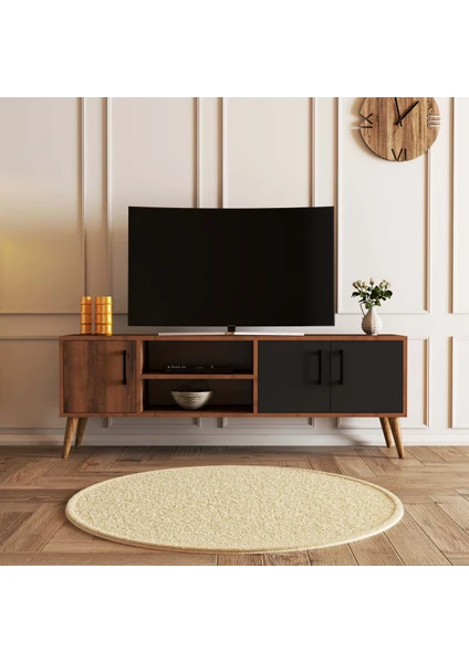 1580 Exxen 150 cm Ahşap Ayaklı Tv Ünitesi