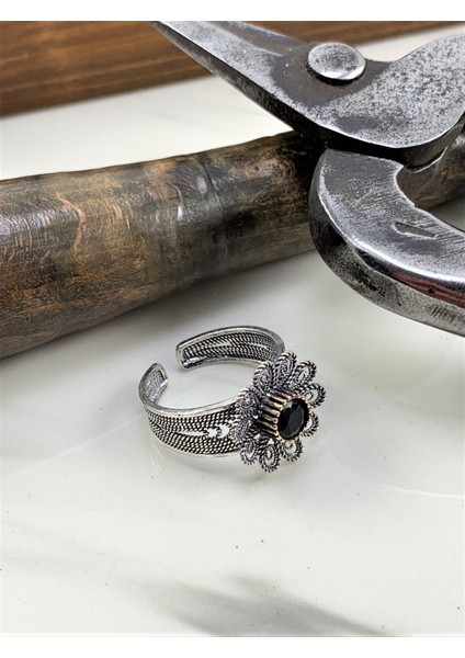 Doğan Silvertelkari Işlemeli El Yapımı Gümüş Yüzük 21455 fiyatları