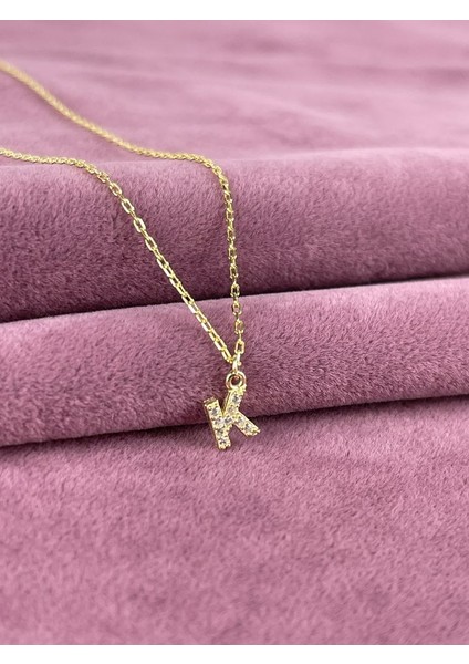 925 Ayar Gümüş K Harf Kolye fırsatları