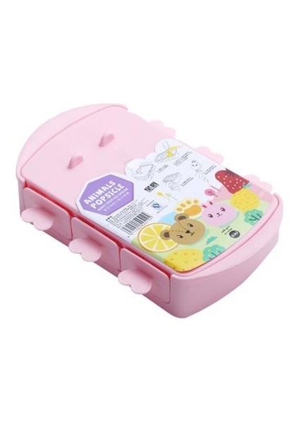 Dıy Silikon Popsicle Kalıp Karikatür Buz Küpü Makinesi Yeniden Kullanılabilir Buz Pop Dondurma Kalıp Kapakları ve Sticks Isibar Tatlılar | Dondurma Küvetleri (Yurt Dışından)