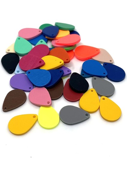 Fimo Boncuk 8X13 mm Damla Model Mix 5 gr (40-45 Adet)
