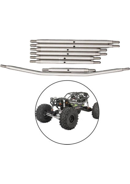 Eksenel RBX10 Ryft AXI03005 Rc Kamyonu Için Direksiyon Bağlantıları Aksesuarların Değiştirilir 8 Parça (Yurt Dışından)