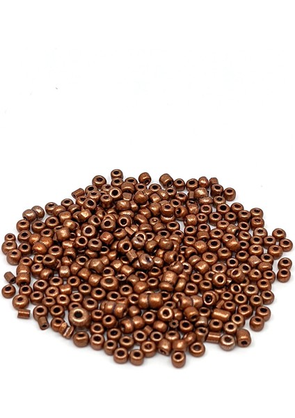 20 Gram 3 mm (0,8) Kum Boncuk Bakır Renk