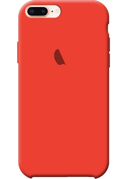 Apple IPhone 7 Plus 8 Plus Içi Kadife Silikon Lansman Kılıf