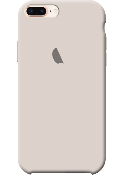 Apple IPhone 7 Plus 8 Plus Içi Kadife Silikon Lansman Kılıf